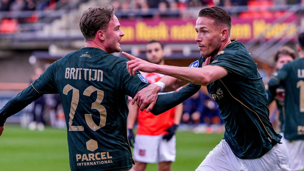 Twee kopgoals helpen Fortuna aan ruime voorsprong bij Volendam • Straks PSV-NEC en Ajax-Sparta