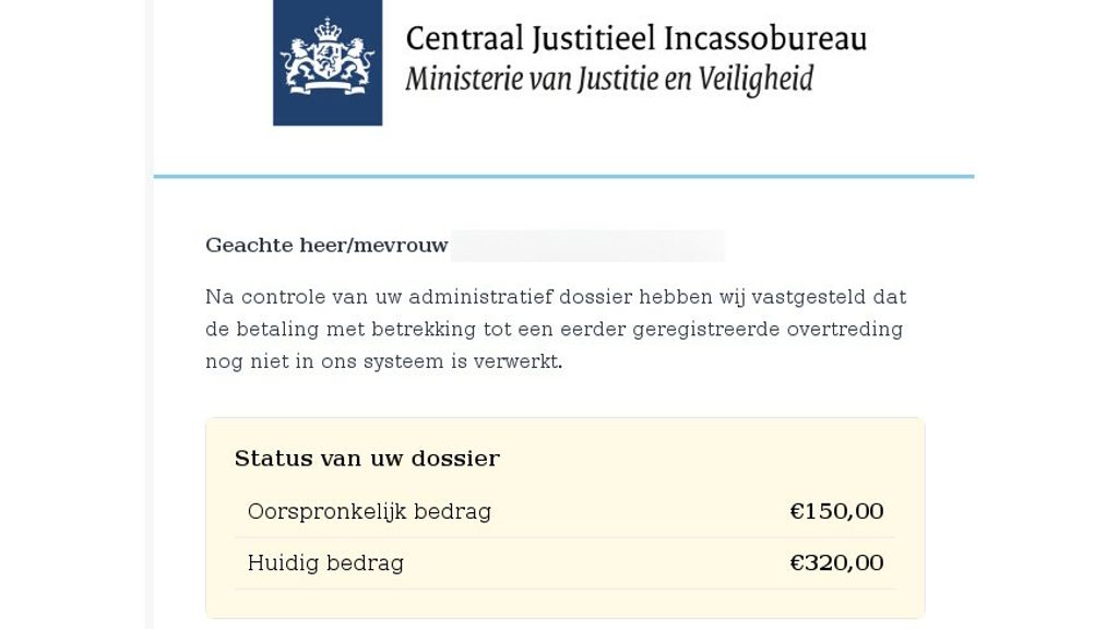 Foto: Nepmails van CJIB in omloop: 'Verband met Odido-hack aannemelijk'