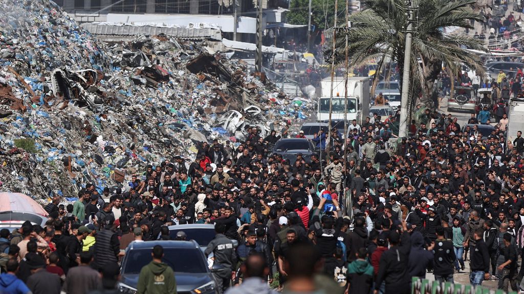 Foto: Zes doden bij Israëlische aanvallen op politieposten Gaza