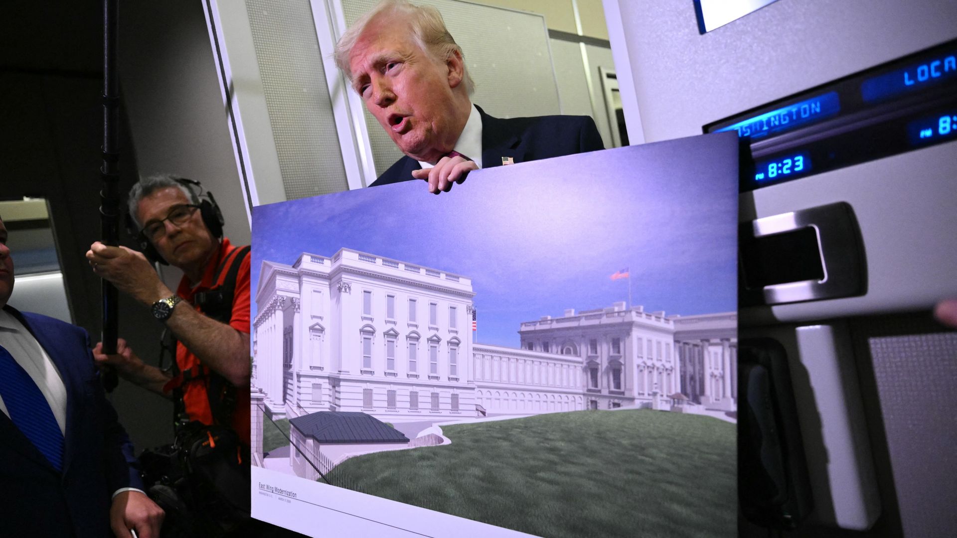 Rechter legt bouw balzaal Witte Huis stil: 'President is niet de eigenaar'