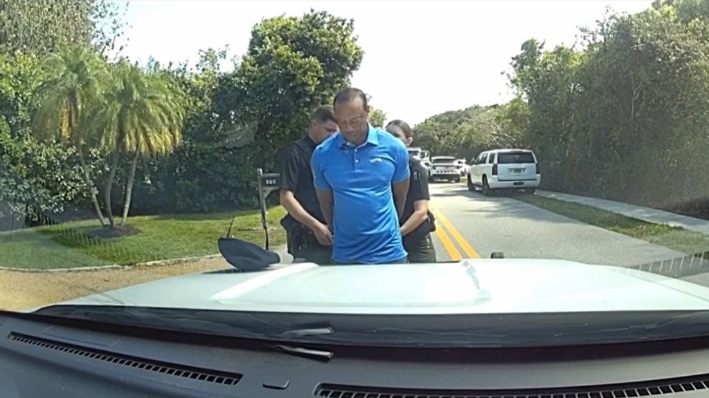 Foto: Golflegende Tiger Woods vertelde politie na crash dat hij met president belde