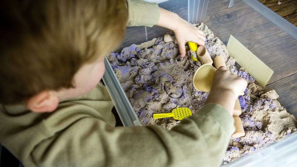Foto: Speelzand met asbest: risico meestal verwaarloosbaar, maar nog steeds onwenselijk