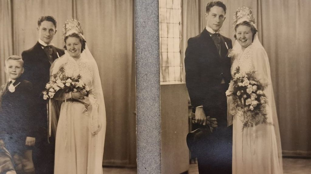 Foto: In kringloop gevonden trouwalbum uit 1944 weer terug bij familie