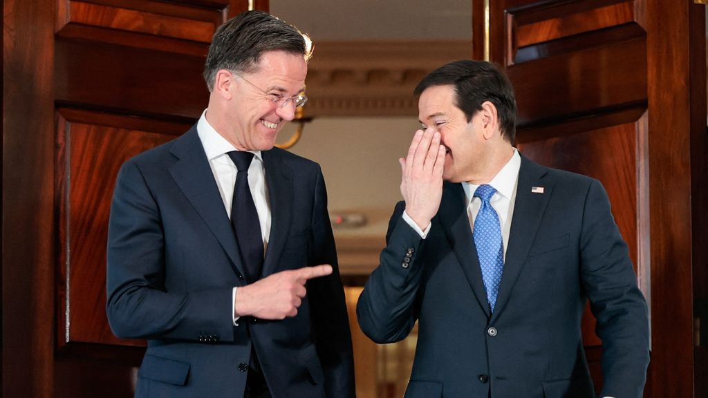 Foto: Rutte in Witte Huis, 'onder meer om te praten over terugtrekking uit NAVO'