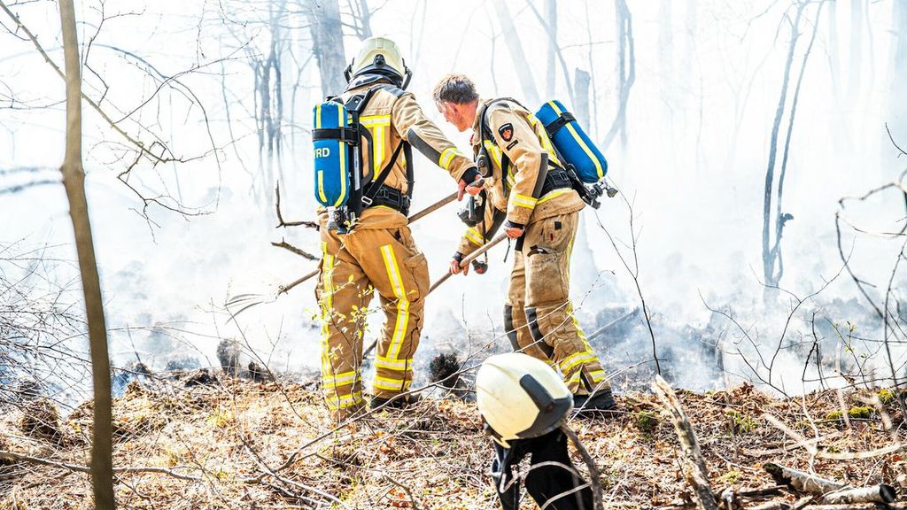 Foto: Drentse brandweer wil meer geld nu risico op natuurbranden toeneemt