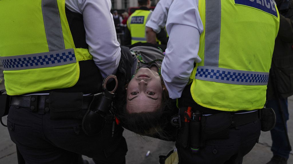 Foto: Ruim 500 arrestaties in Londen bij demonstratie voor Palestina