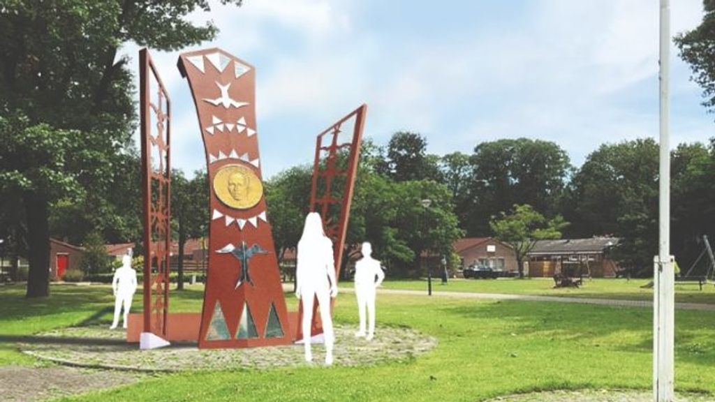 Foto: Monument onthuld voor Molukse vrijheidsstrijder Chris Soumokil