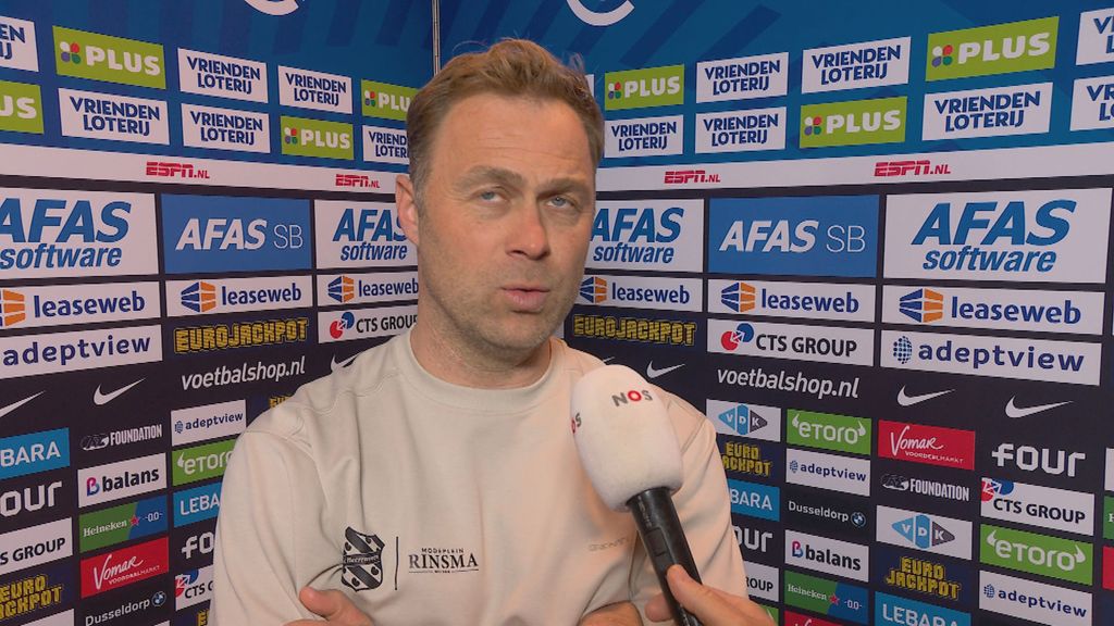 Heerenveen-coach Veldman bekent truc, Mijnans hoopte op hattrick