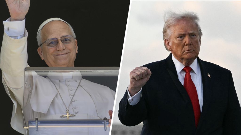 Foto: Trump haalt uit naar paus: 'Slap over misdaad en kernwapens'