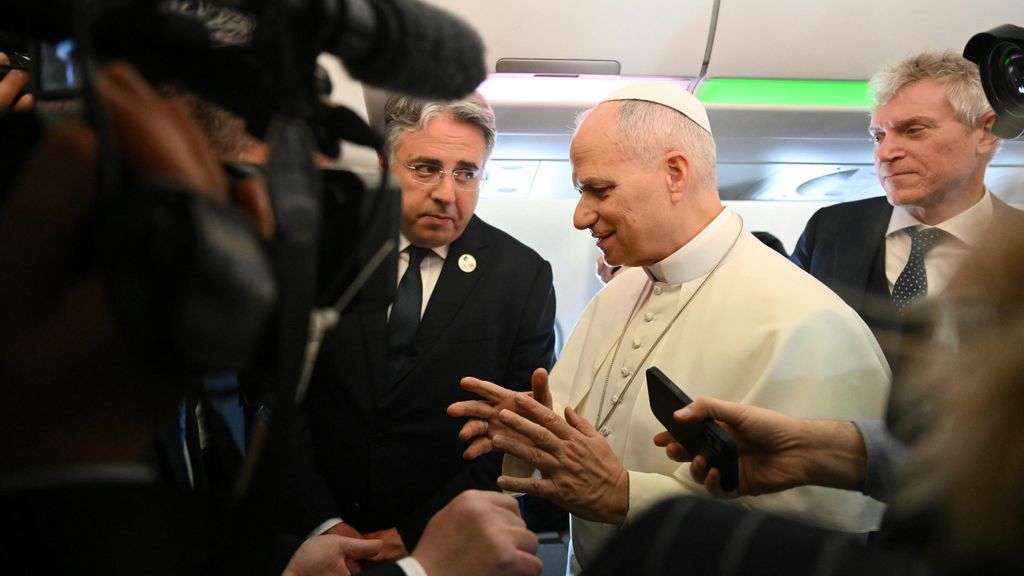 Foto: Paus reageert op uithaal Trump: 'Blijf me uitspreken tegen oorlog'