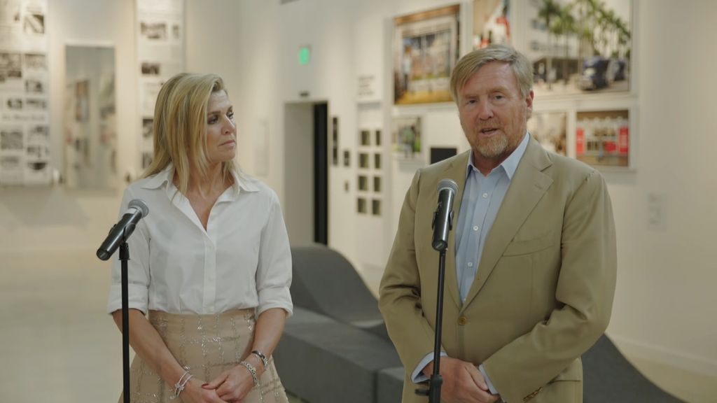 Foto: Koningspaar over bezoek Witte Huis: 'Aangegeven waar de knelpunten zitten'