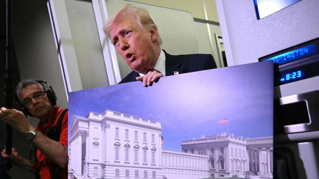 Foto: Bouw van Trumps balzaal kan voorlopig doorgaan, oordeelt hof van beroep