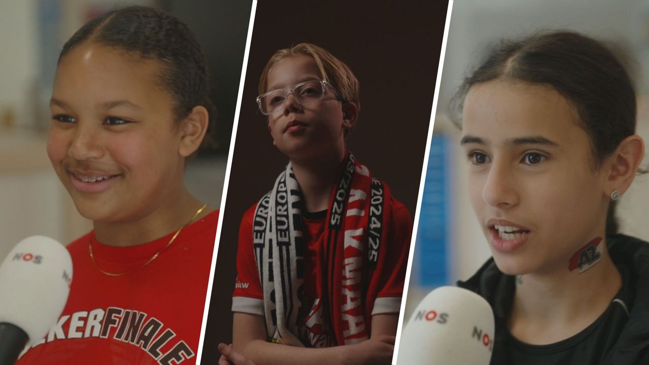 Kinderen in Alkmaar trots op hun club: 'Het leukste was toen AZ had gewonnen'