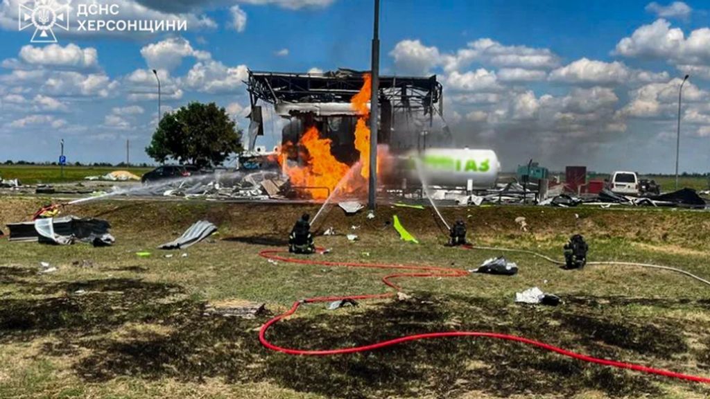 Foto: Vijf doden in Oekraïense regio Cherson na reeks Russische aanvallen
