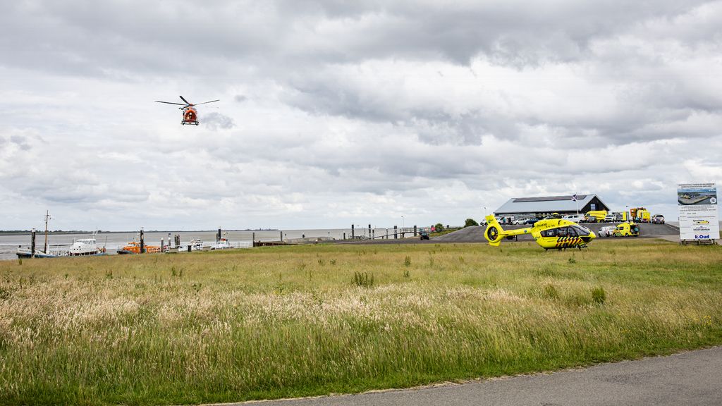 Foto: Opnieuw reddingsactie voor wadlopers bij Ameland