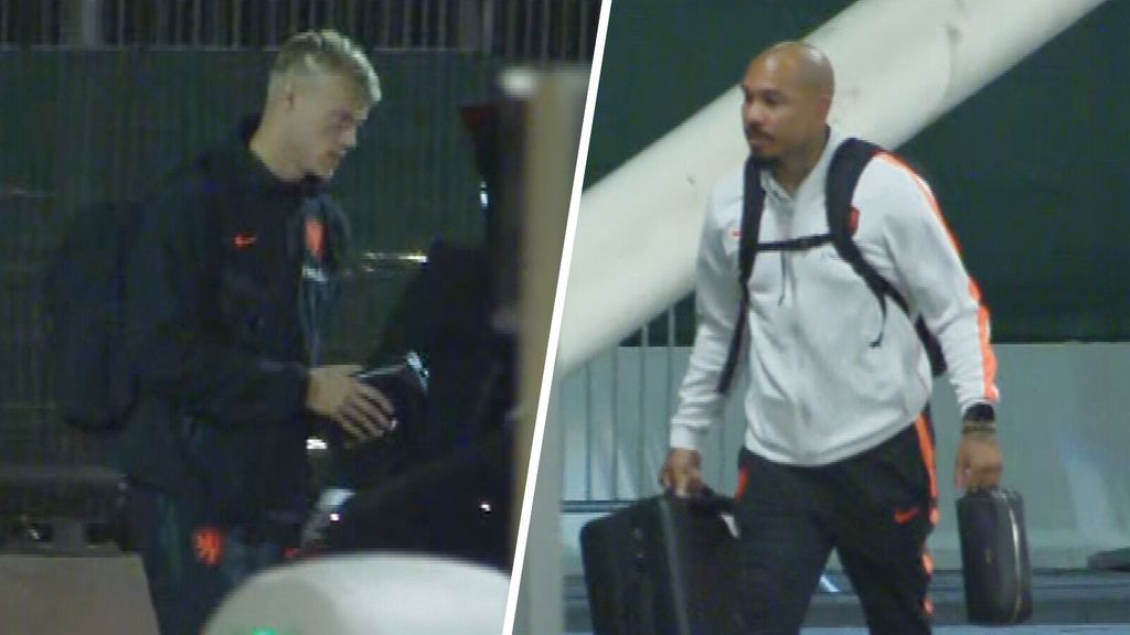 Oranje terug op eigen bodem, afscheid in parkeergarage Schiphol