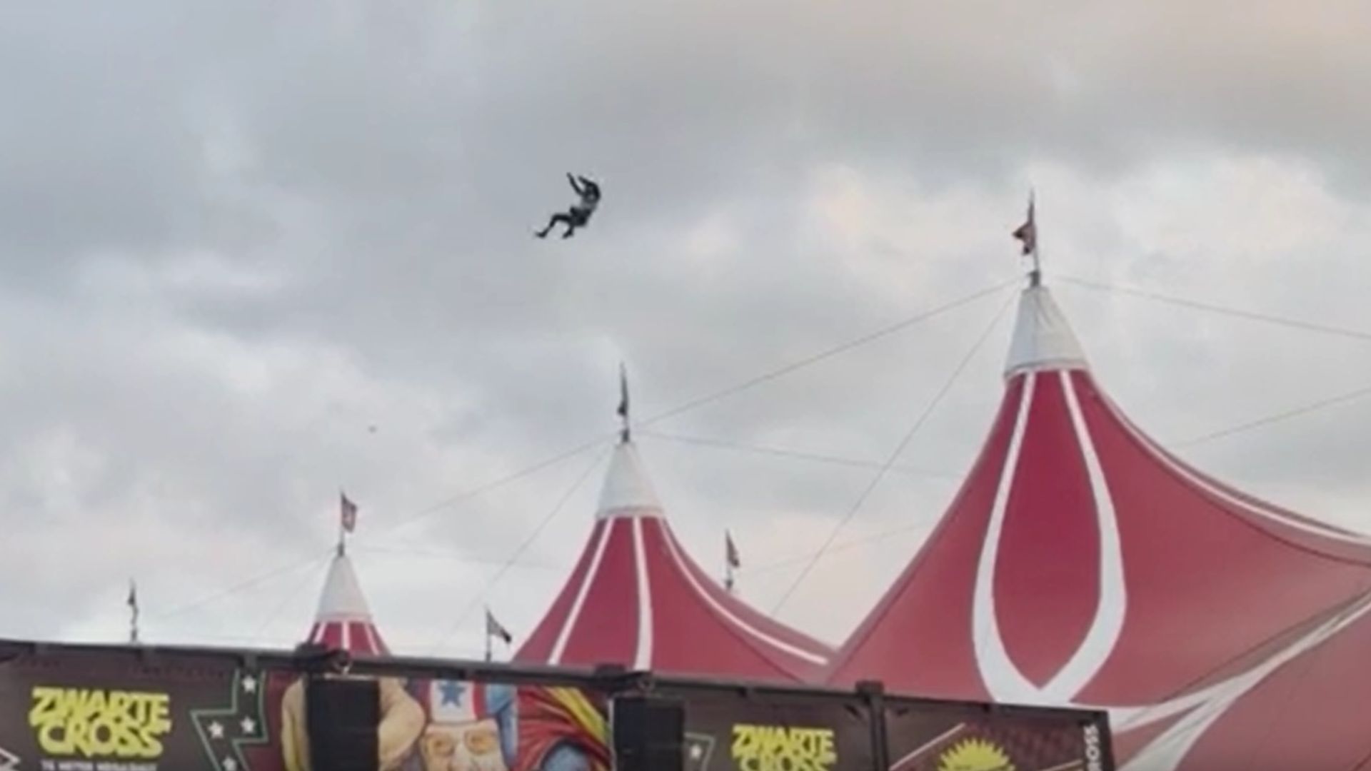 Opnieuw een stuntman gewond op Zwarte Cross na katapultstunt